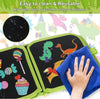 Book Erasable Doodle 12 Pages Soft Chalk Reusable Drawing Pads