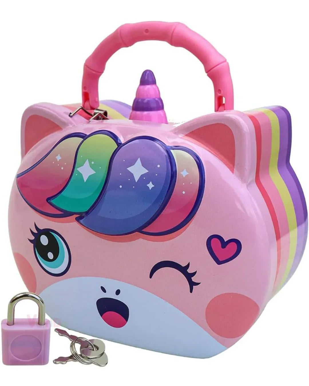Unicorn Money Bank for Kids, Kids Coin Box, Cartoon Toy, Piggy Bank for Kids