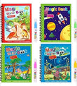 Magic Water Coloring Doodle Book & Magic Pen (Pack of 4)
