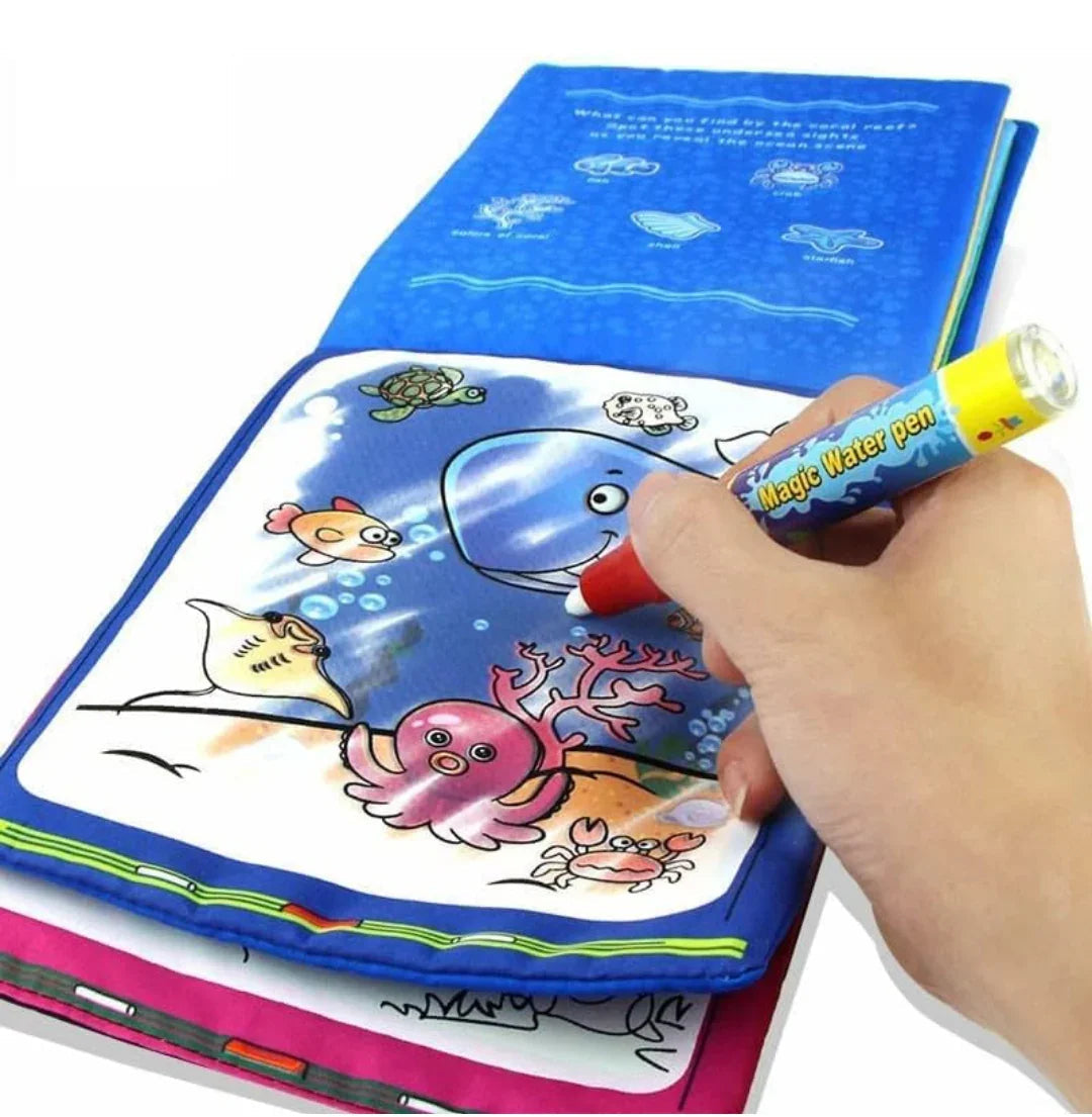 Magic Water Coloring Doodle Book & Magic Pen (Pack of 4) image 4