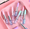 Lipstick Glitter Blue Gel Pens Makeup Pen, School Supplies, Ballpoint Pens, Children Supplies Birthday Return Gifts for Kids Set of 4