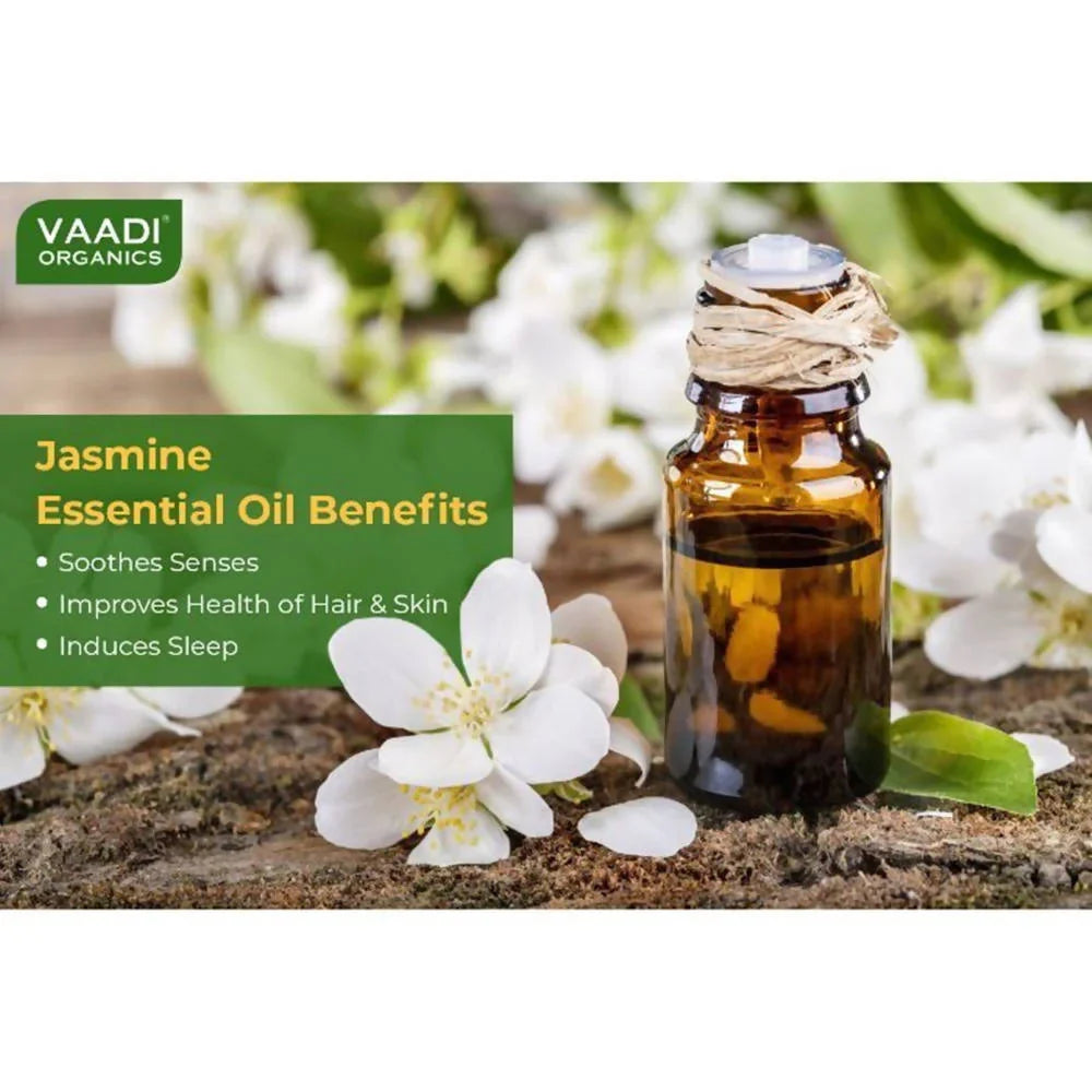 Vaadi Herbals Jasmine 100% Pure Essential Oil Therapeutic Grade -10 ML image 2
