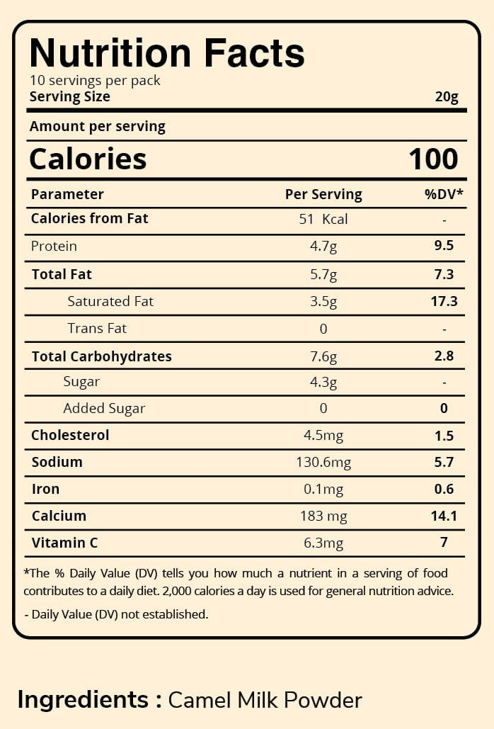 Hye Foods Camel Milk Powder image 3
