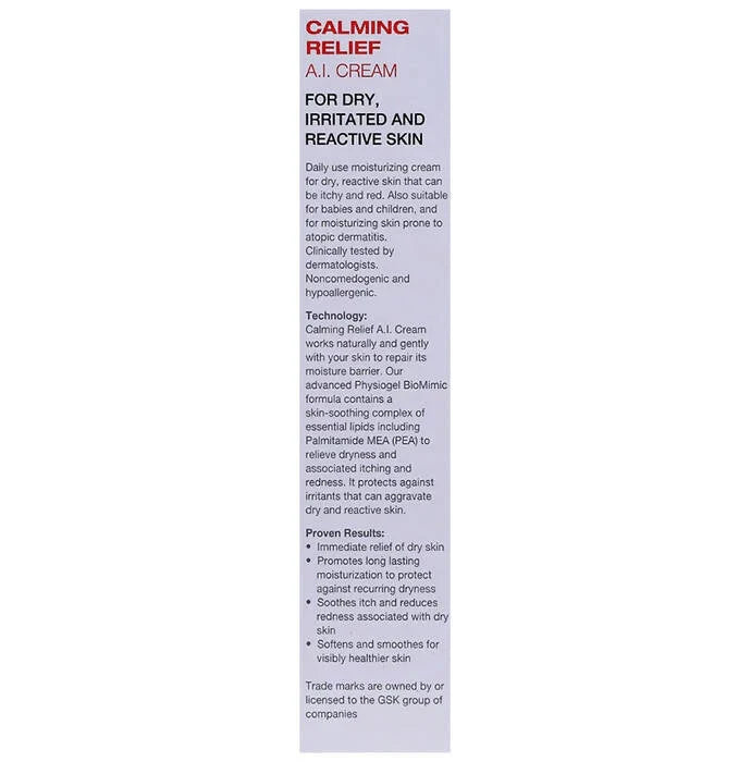 Physiogel Hypoallergenic Calming Relief A.I Cream -50 gm image 3