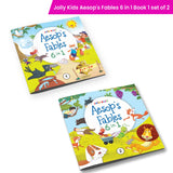 Jolly Kids A Collection of Aesop's Fables 6 in 1 Combo Moral Stories Books for Children| Ages 3-6 Years| Set of 2…
