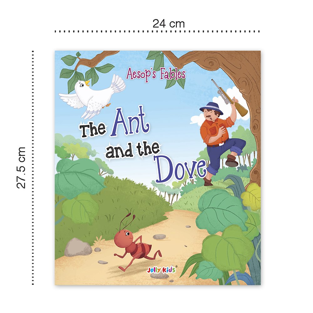 Jolly Kids Aesop’s Fables English Short Stories Book 1 Set of 4 for Little Children| Ages 3 – 6 Years| Moral Stories…