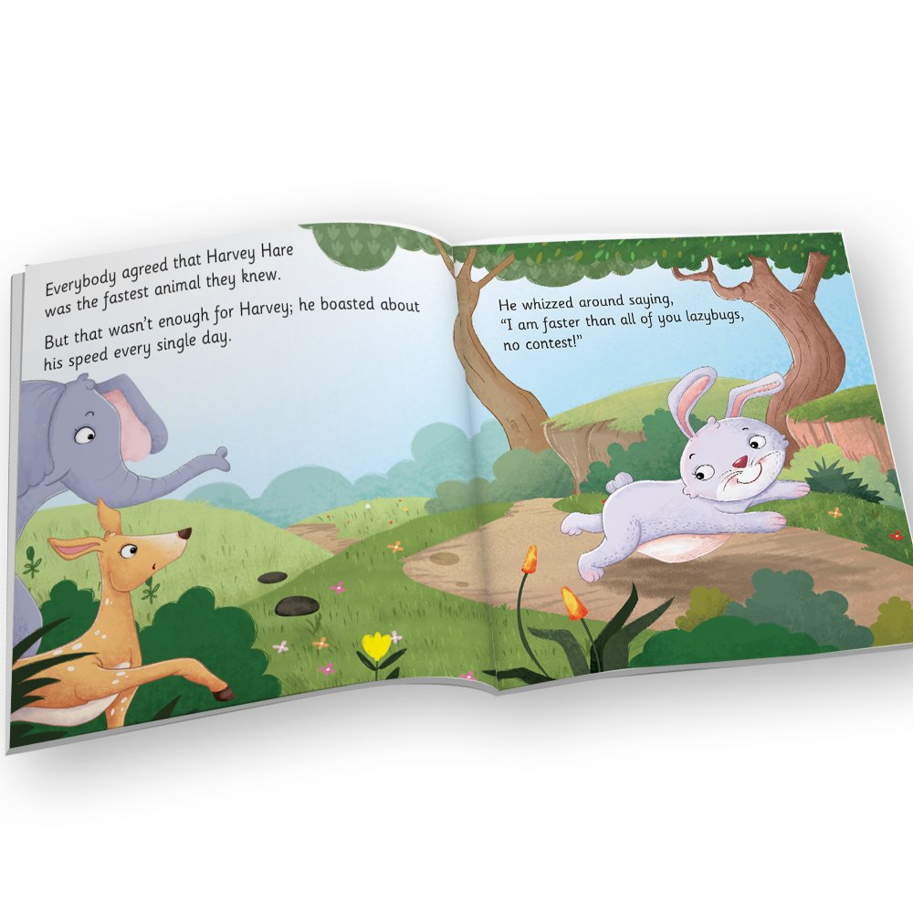 Jolly Kids Aesop’s Fables English Short Stories Book 1 Set of 4 for Little Children| Ages 3 – 6 Years| Moral Stories…
