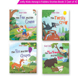 Jolly Kids Aesop’s Fables English Short Stories Book 3 Set of 4 for Little Children| Ages 3 – 6 Years| Moral Stories…