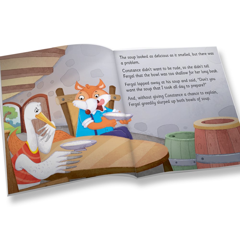 Jolly Kids Aesop’s Fables English Short Stories Book 3 Set of 4 for Little Children| Ages 3 – 6 Years| Moral Stories…