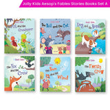 Jolly Kids Aesop's Fables Stories Books A Set of 6| Bedtime Moral Stories For Kids Ages 3-6 Years – Shethbooks