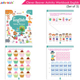 Jolly Kids Clever Beaver Ages 5-6 Years Fun Learning Activities Workbooks Set of 4| English-Maths-EVS-Good Habit-Logical…