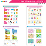 Jolly Kids Clever Beaver Ages 5-6 Years Fun Learning Activities Workbooks Set of 4| English-Maths-EVS-Good Habit-Logical…