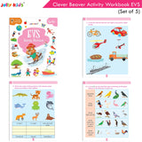 Jolly Kids Clever Beaver Ages 6-7 Years Fun Learning Activities Workbooks Set of 4| English-Maths-EVS-Good Habit-Logical…