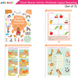 Jolly Kids Clever Beaver Ages 6-7 Years Fun Learning Activities Workbooks Set of 4| English-Maths-EVS-Good Habit-Logical…