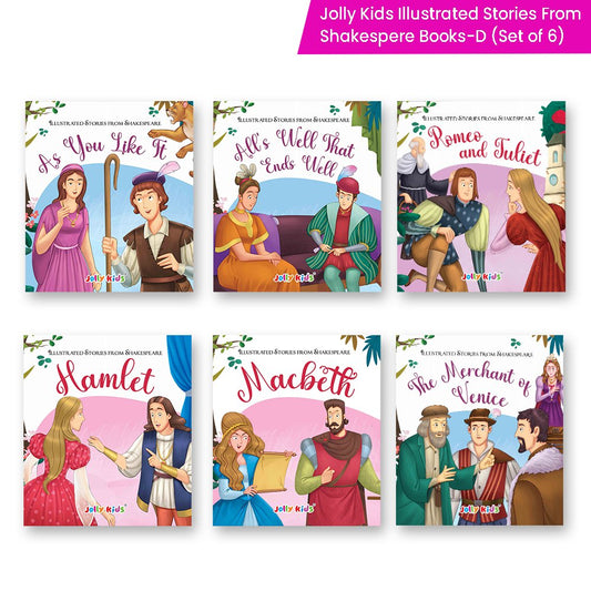 Shakespeare for Young Minds: Jolly Kids' Illustrated Stories D Combo Set of 6 Ages 6-12 Years – Shethbooks