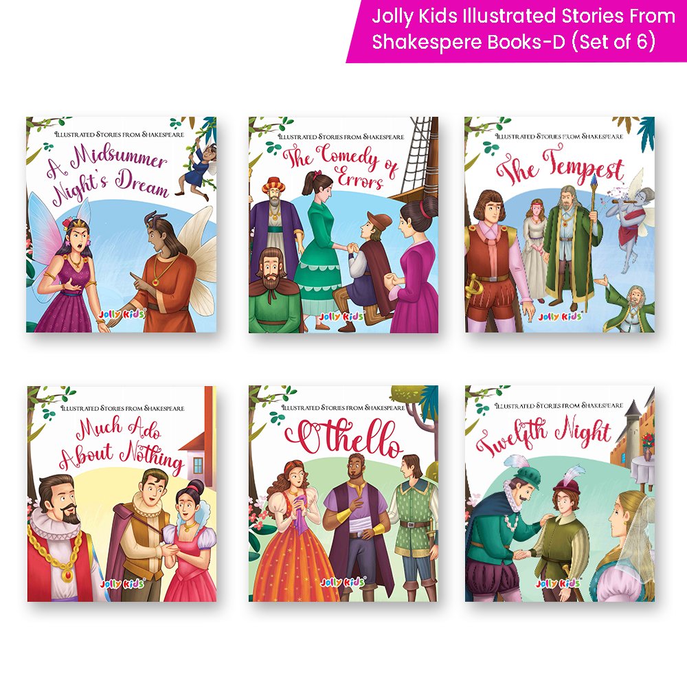 Shakespeare for Young Minds: Jolly Kids' Illustrated Stories E Combo Set of 6 Ages 6-12 Years – Shethbooks