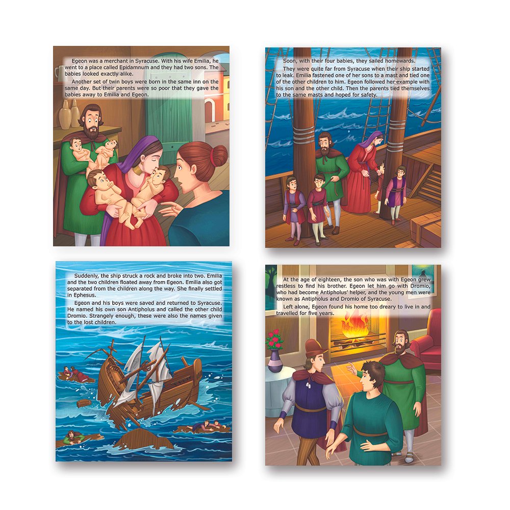 Shakespeare for Young Minds: Jolly Kids' Illustrated Stories Combo Set of 12 Ages 6-12 Years| Family Bonding through…