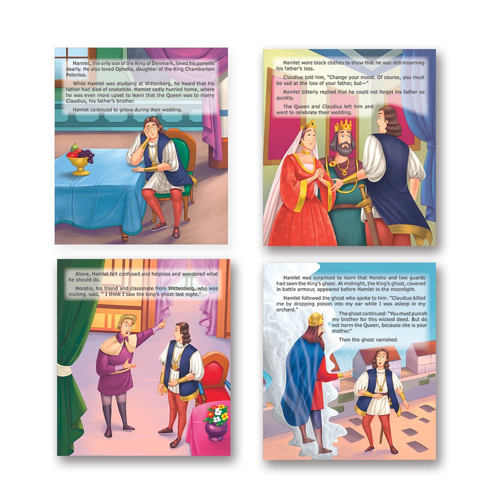 Shakespeare for Young Minds: Jolly Kids' Illustrated Stories Combo Set of 12 Ages 6-12 Years| Family Bonding through…