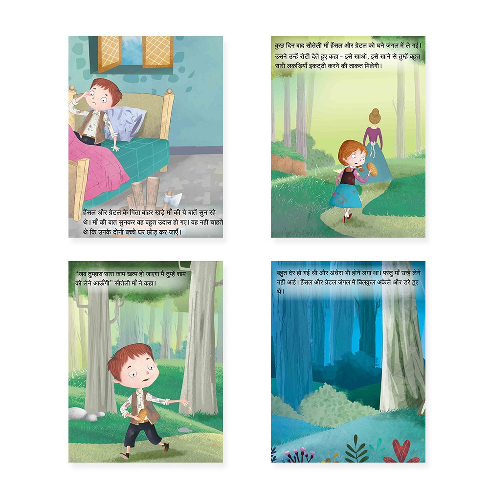 Jolly Kids Sundar Chitrit Pari Kathaye pustak C Set of 4 For Kids Ages 3-8 Years| Ultimate Collection of Magical Fairy…