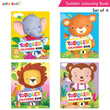 Jolly Kids Toddler Colouring Die-Cut Animals Shape Activity Books Set of 4 for Kids| Ages 1-6 Years – Shethbooks