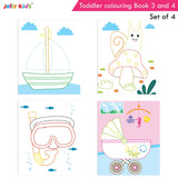 Jolly Kids Toddler Colouring Die-Cut Animals Shape Activity Books Set of 4 for Kids| Ages 1-6 Years – Shethbooks (image 7)