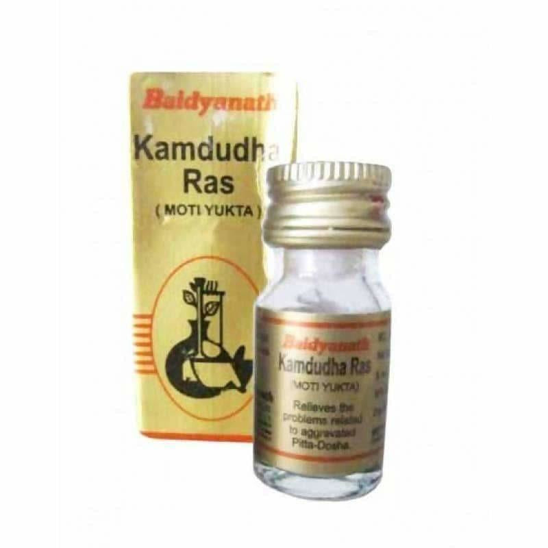 Baidyanath Jhansi Kamdudha Ras with Moti Yukta -25 tabs image 5