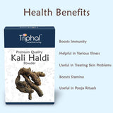 Triphal Kali Haldi Powder - Organic Black Turmeric Powder image 3