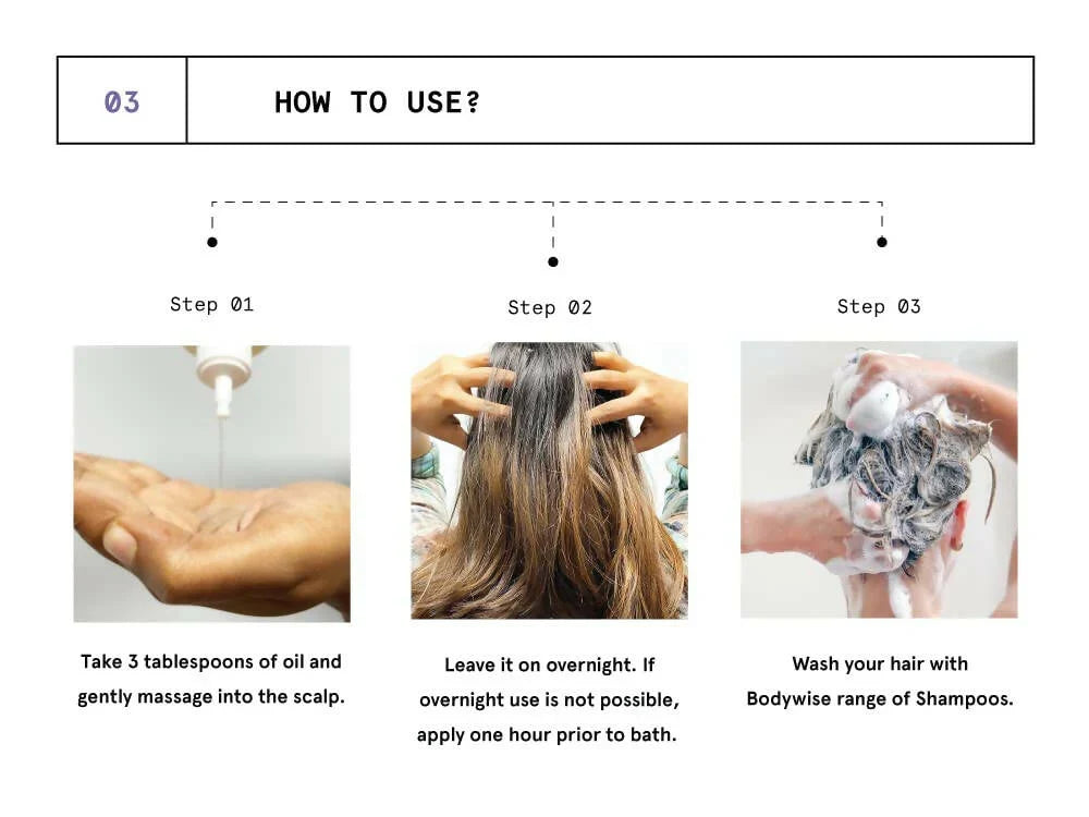 BeBodywise 1% Redensyl Hair Oil -100 ml image 4