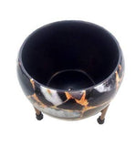 Metal Meena Planter Pots with Stand (Black Marble) image 3
