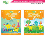Rising Star Lets Learn English & Maths Activity Books Set A|Set of 2| Ages 3-7 Year| Number, Alphabets, Pattern Writing…