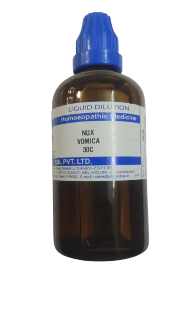 SBL Homeopathy Nux Vomica Dilution -30 CH - 30 ml image 4