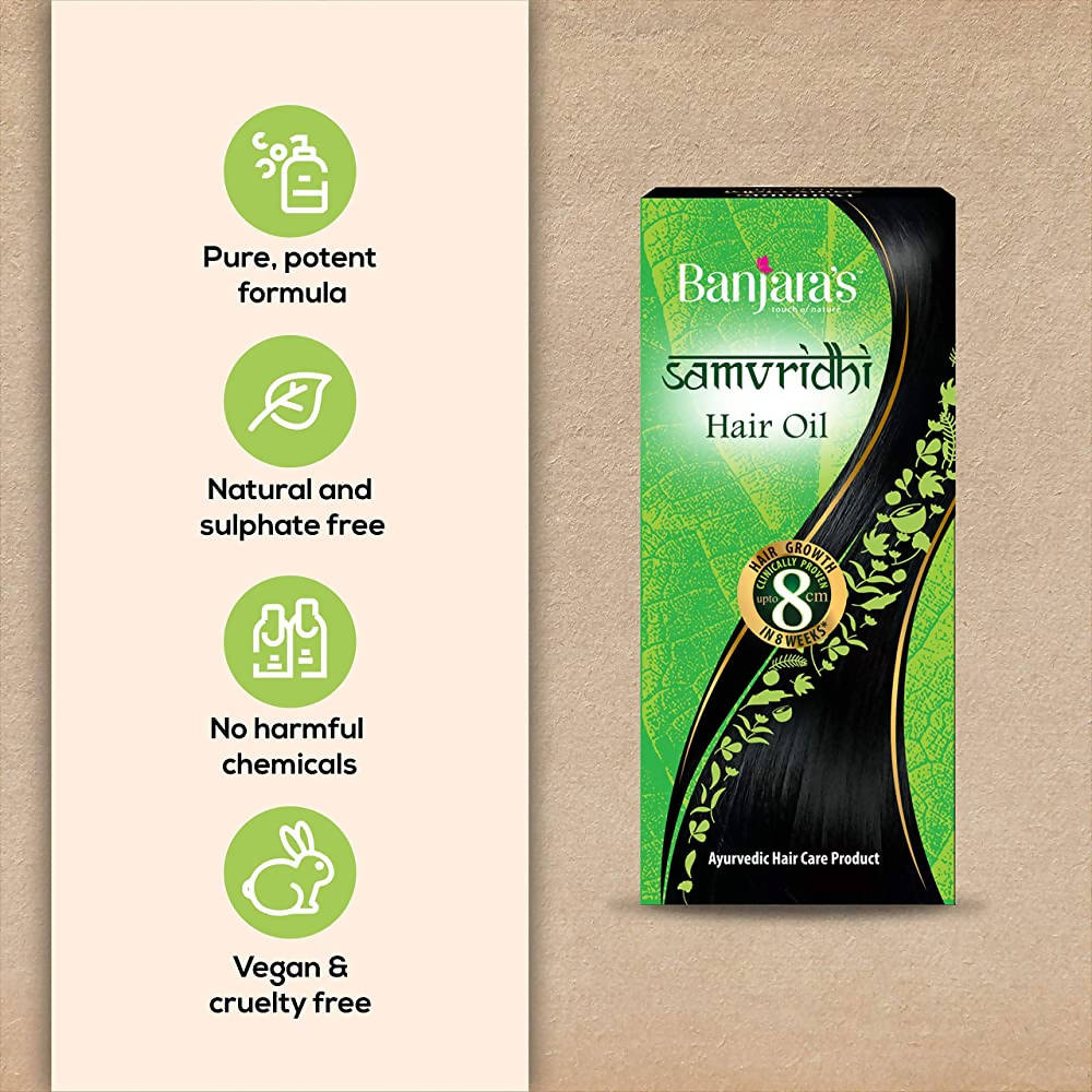Banjara's Samvridhi Hair Oil -125 ml image 3