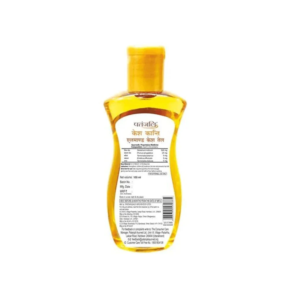 Patanjali Almond Hair Oil -100 ml image 3