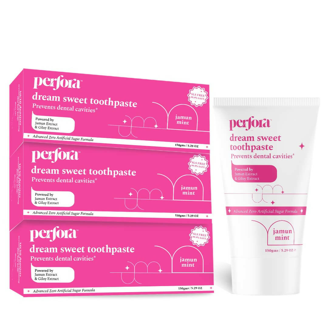 Perfora Dream Sweet Toothpaste - Jamun Mint -150 gm - Pack of 1 image 7