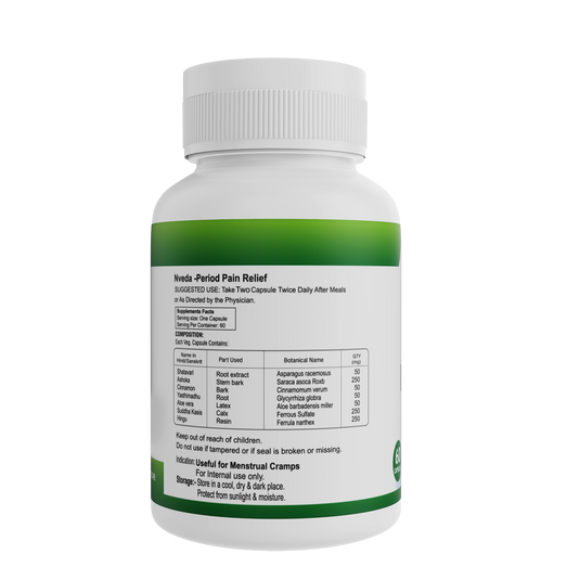 Nveda Period Pain Relief - 60 capsules image 3