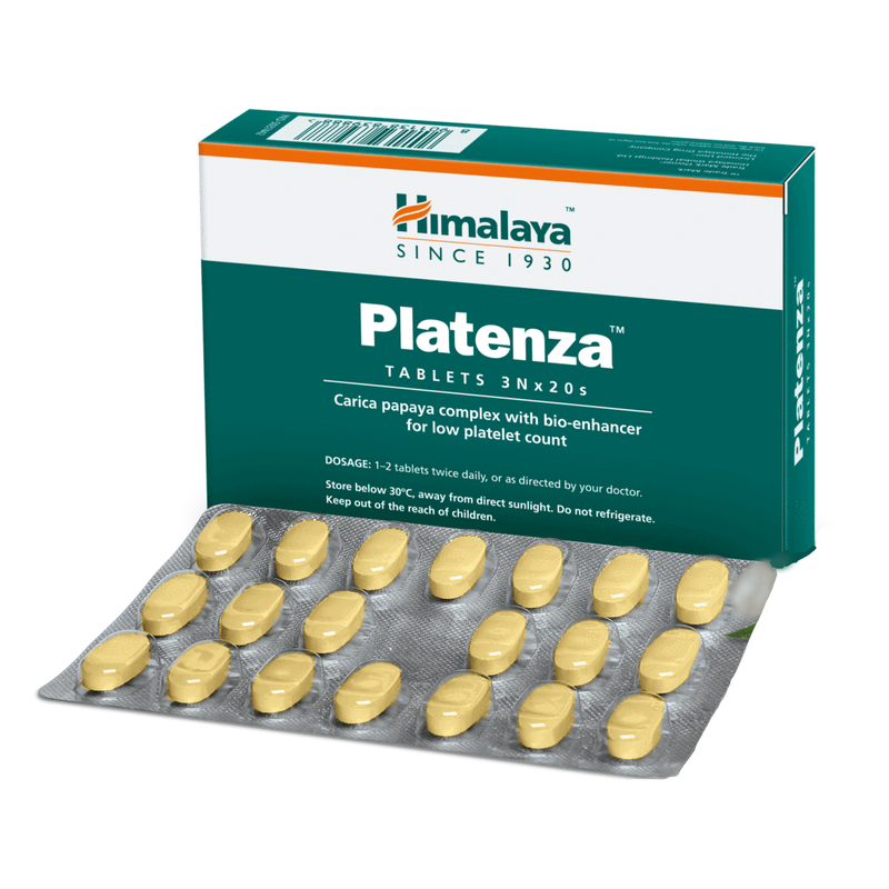 Himalaya Herbals Platenza Tabs - 60 tabs image 2