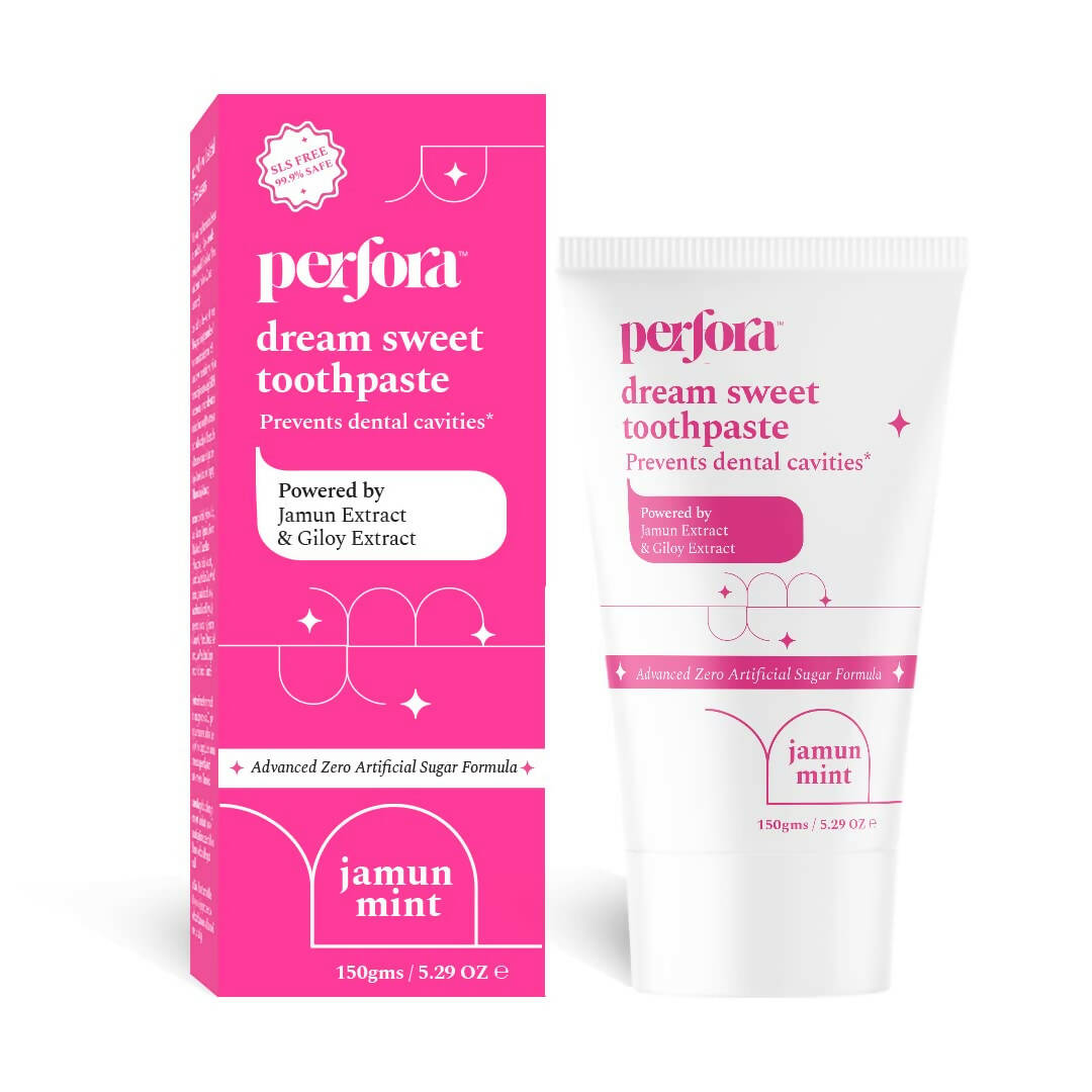 Perfora Dream Sweet Toothpaste - Jamun Mint -150 gm - Pack of 1 image 5