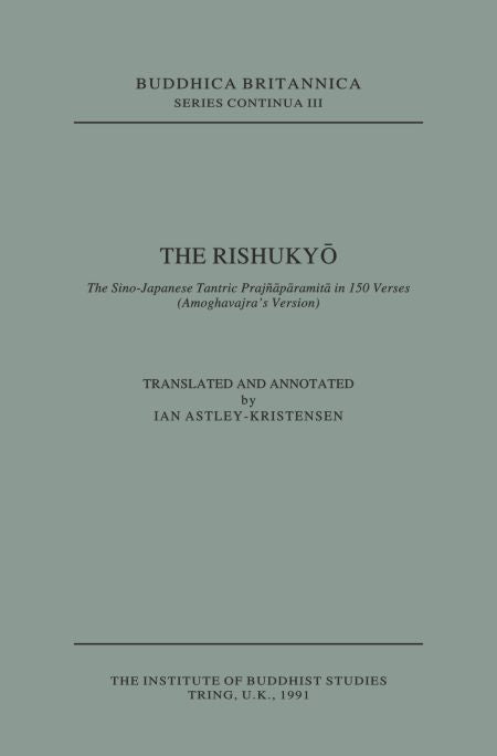 The Rishukyo [Buddhica Britannica Vol.3] - Lan Astley-Kristensen – Motilal Banarsidass