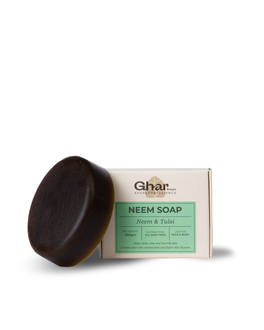 Ghar Neem Soap ( Body Acne Soap ) - 100 gms image 5