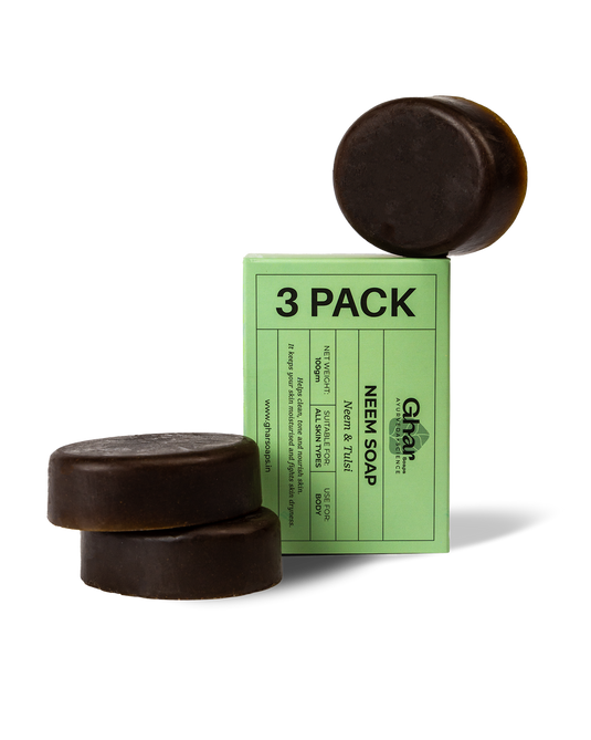 Ghar Neem Soap ( Body Acne Soap ) - 100 gms image 4