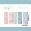 12pcs Magnetic Bookmarks For Women Flower Planner Magnetic Bookmark Assorted Book Magnets Page Markers Clip Magnetic Bookmarks