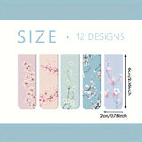 12pcs Magnetic Bookmarks For Women Flower Planner Magnetic Bookmark Assorted Book Magnets Page Markers Clip Magnetic Bookmarks image 6