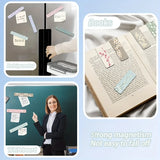 12pcs Magnetic Bookmarks For Women Flower Planner Magnetic Bookmark Assorted Book Magnets Page Markers Clip Magnetic Bookmarks image 4