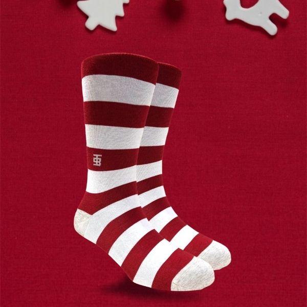 Socksoho Luxury Men Socks Cranberry Edition (image 4)