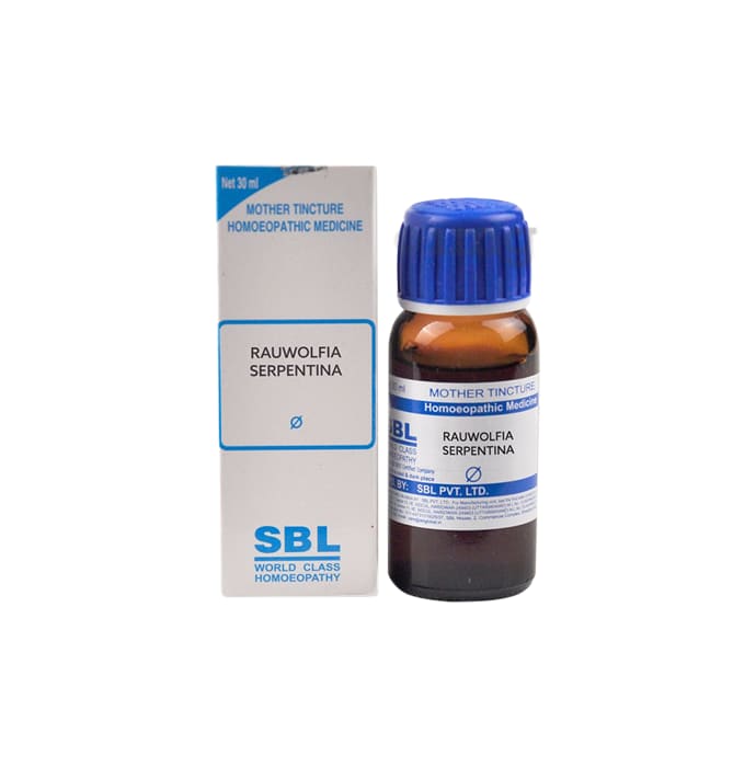SBL Homeopathy Rauwolfia Serpentina Mother Tincture Q.