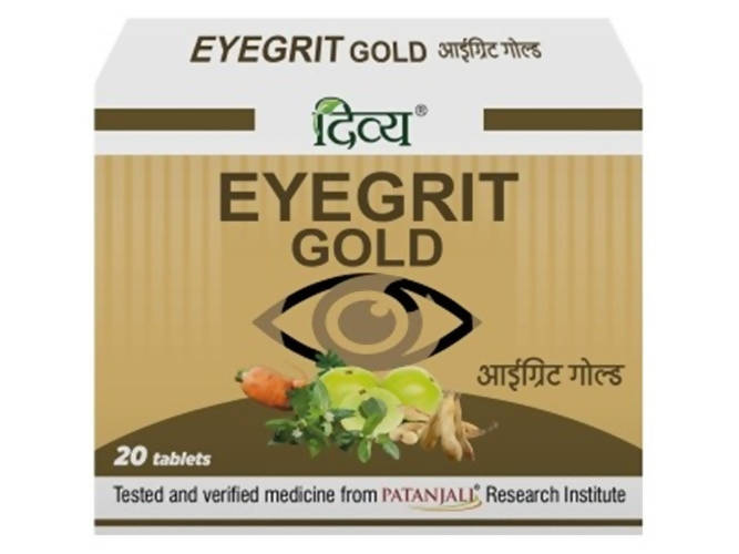 Patanjali Divya Eyegrit Gold Tablets - 20 Tablets image 2