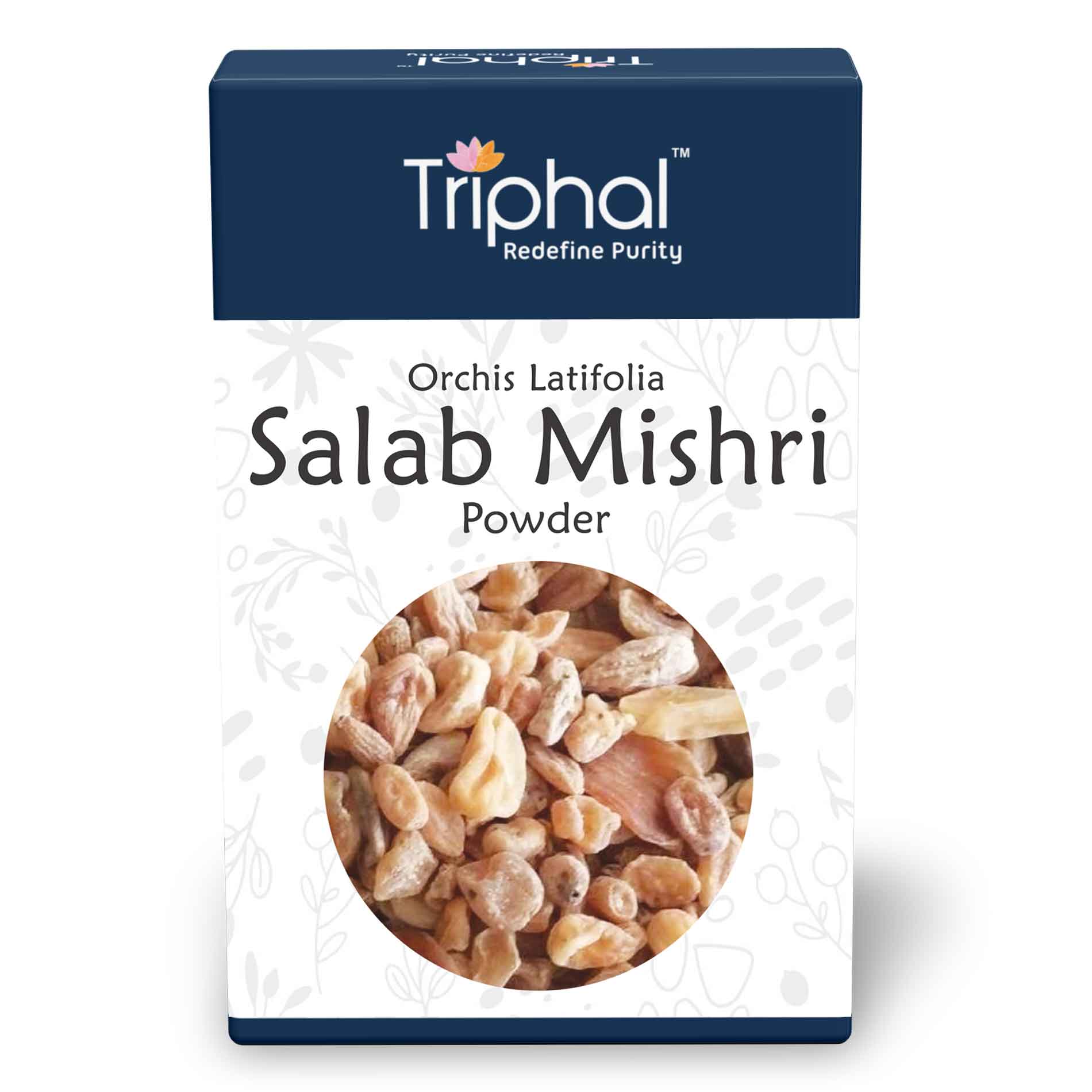 Triphal Salab Mishri Powder – Salam Misri Churn – Orchis Latifolia image 3
