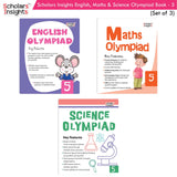 Scholars Insights Olympiad English, Maths and Science Workbooks Grade 5| Set of 3| Ages 10 - 12 Year – Shethbooks