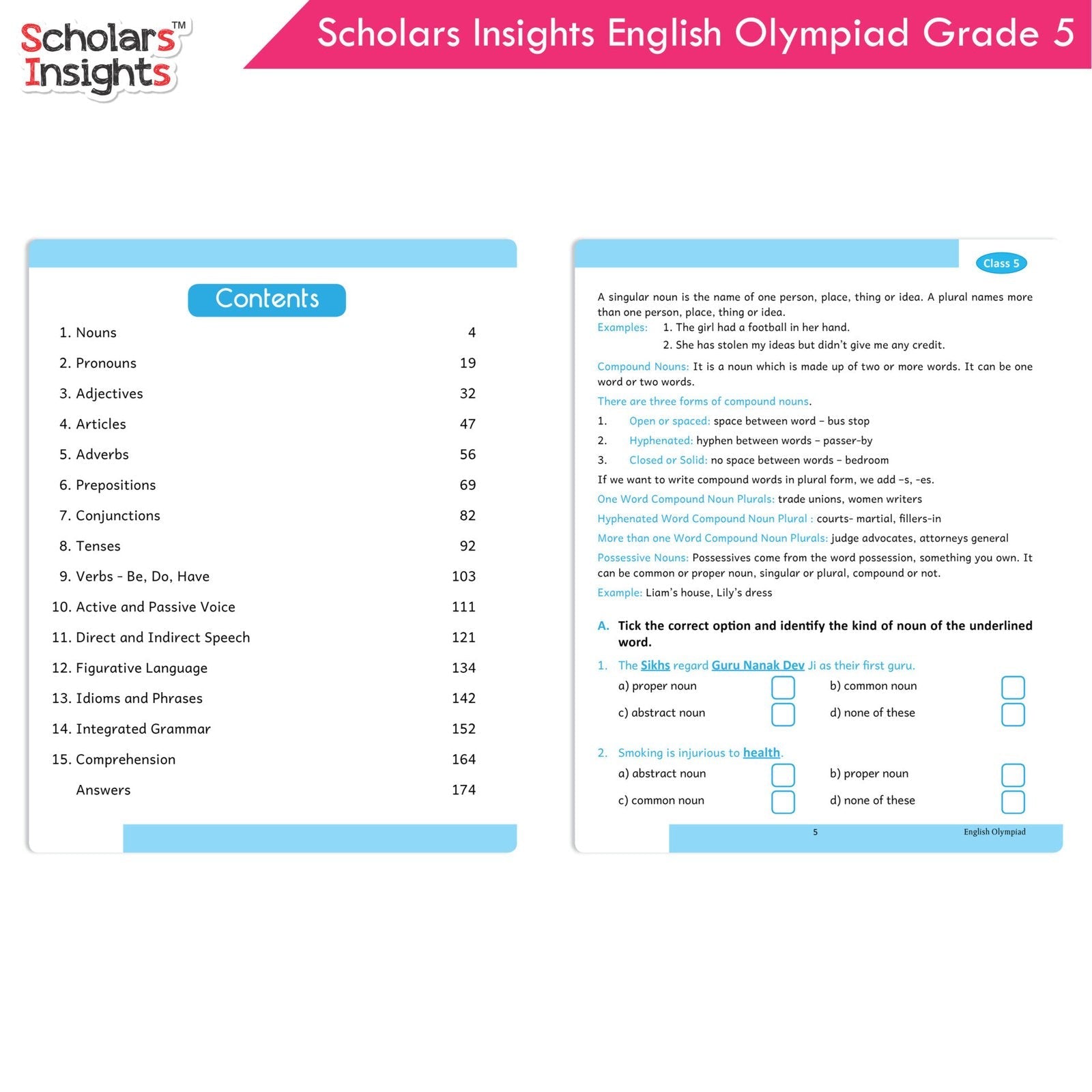 Scholars Insights Olympiad English, Maths and Science Workbooks Grade 5| Set of 3| Ages 10 - 12 Year – Shethbooks (image 3)
