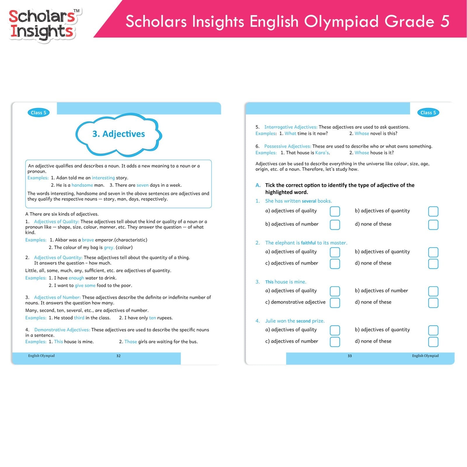 Scholars Insights Olympiad English, Maths and Science Workbooks Grade 5| Set of 3| Ages 10 - 12 Year – Shethbooks (image 6)